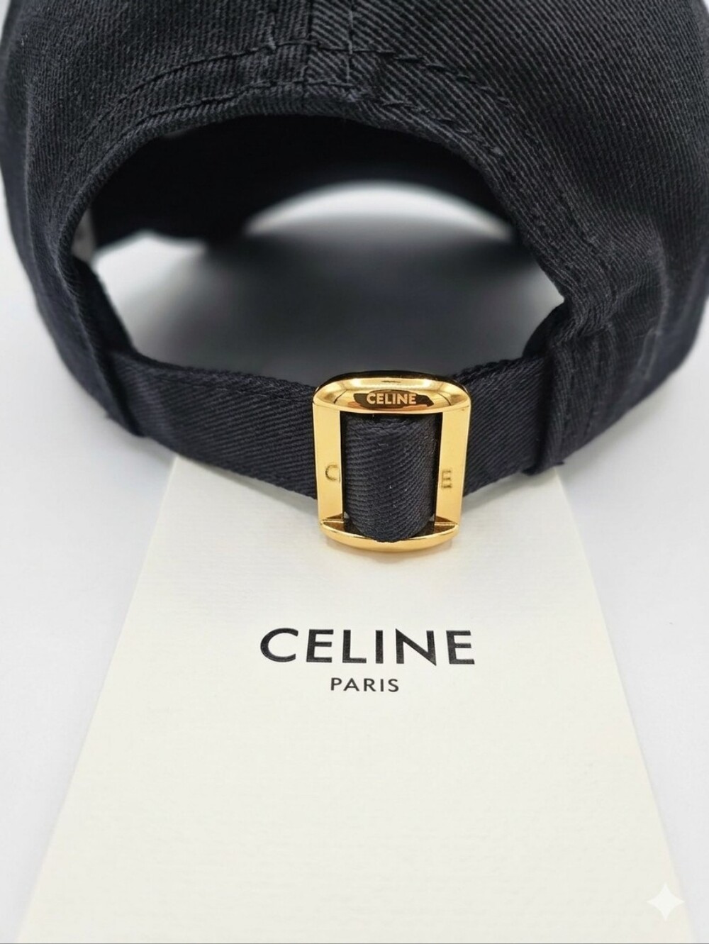 🔥NWT‼️⭐CELINE⭐ Authentic Black Baseball Cap - Unisex / Men / Women - Picture 7 of 9